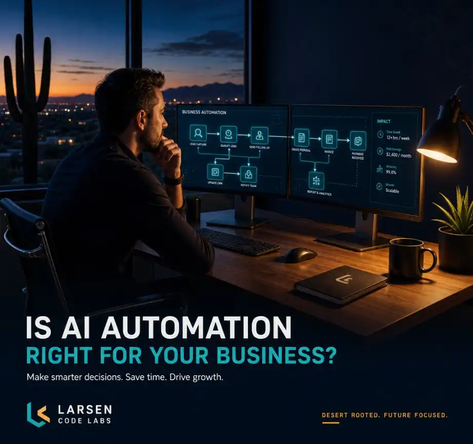 Checklist for whether AI automation is right for a Phoenix business