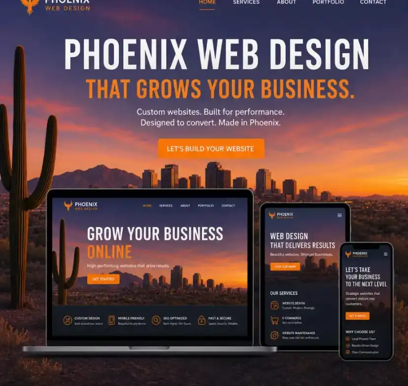 WordPress web design for a Phoenix business built to grow traffic and leads