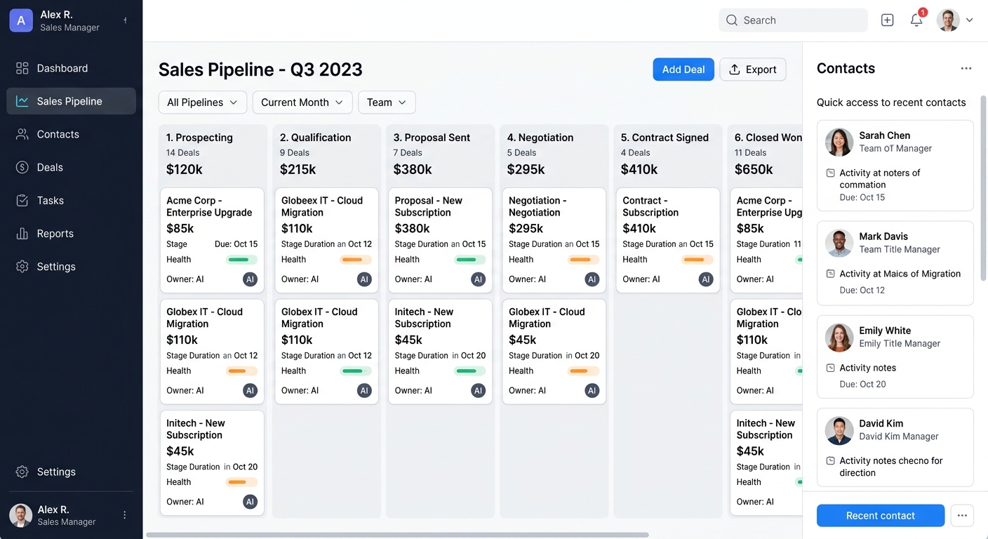 Custom CRM Dashboard for Phoenix Businesses